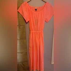 Universal thread midi dress with back opening waist